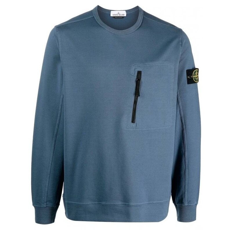 스톤아일랜드 60352 스트레치 코튼 플리스 스웨트셔츠 781560352 V0024 - Stone Island