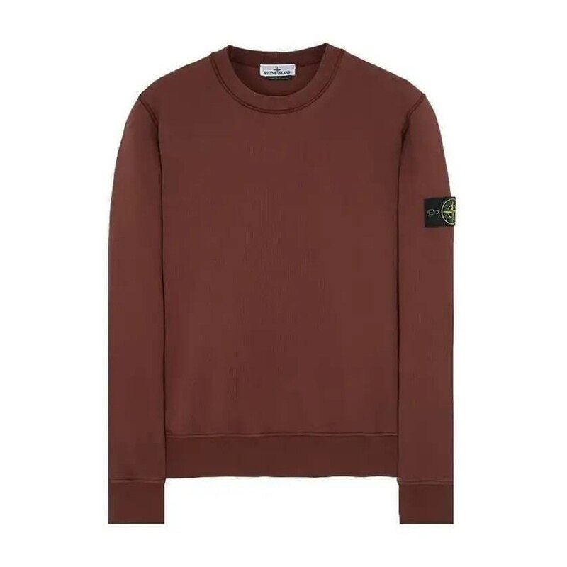 스톤아일랜드 63051 코튼 플리스 크루넥 Sweatshirt Regular 791563051 V0077 - Stone Island