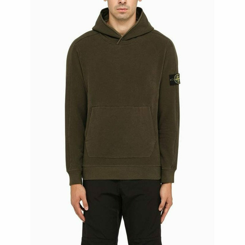 스톤아일랜드 61252 스트레치 코튼 플리스 후드 Sweatshir 791561252 V0058 - Stone Island