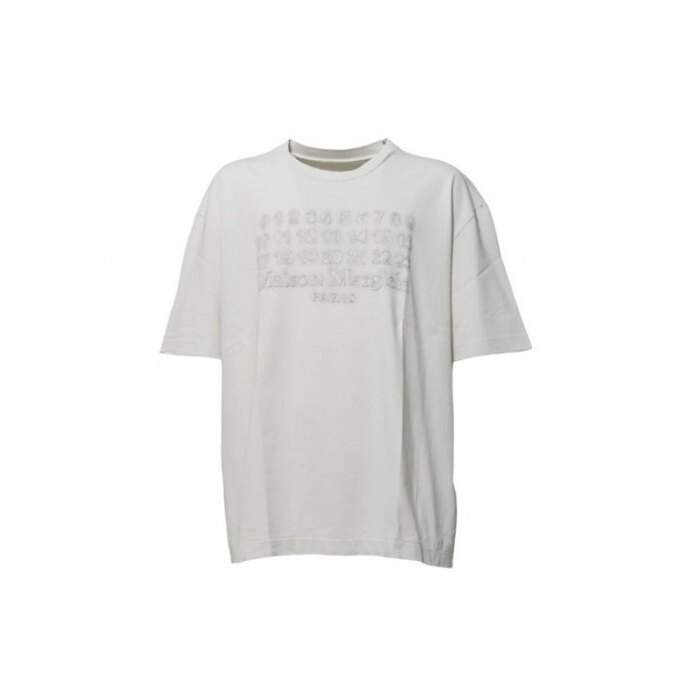 메종 마르지엘라 엠브로이더드 넘버링 티셔츠 S50GC0705 S24567 103 - Maison Margiela