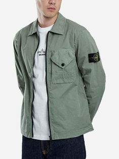 스톤아일랜드 11010 스트레치 코튼 개버딘 Overshirt Regula 791511010 V0055 썸네일 1