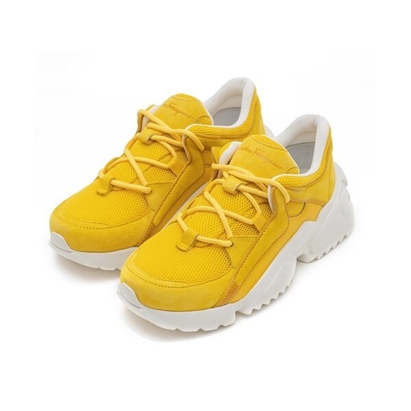 라프리마 [FERRAGAMO] 페라가모 스캐일러 간치니 여성 스니커즈 SKYLAR-2-SU SUNSHINE 726301 - Salvatore Ferragamo