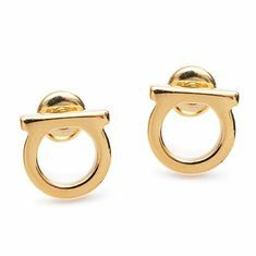 라프리마 [FERRAGAMO] 페라가모 간치니 귀걸이 76-0120 GOLD 696432 썸네일 1