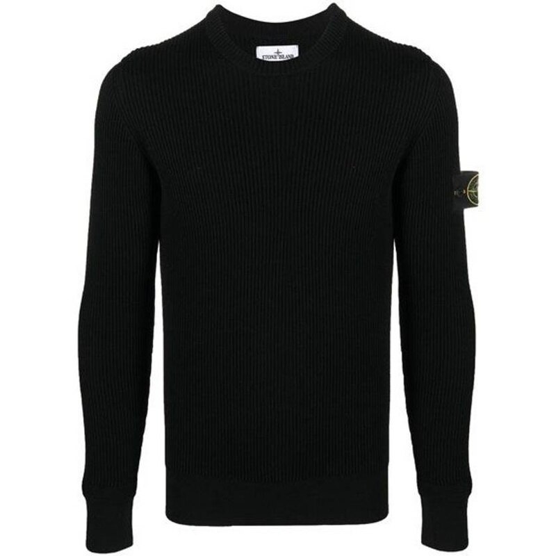 스톤아일랜드 553C2 FullRib 울 크루넥 Knit Regular 핏 풀립 7915553C2 A0029 - Stone Island