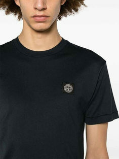 스톤아일랜드 24113 코튼 저지 반팔 TShirt Slim 핏 티셔츠 801524113 A0020 썸네일 1