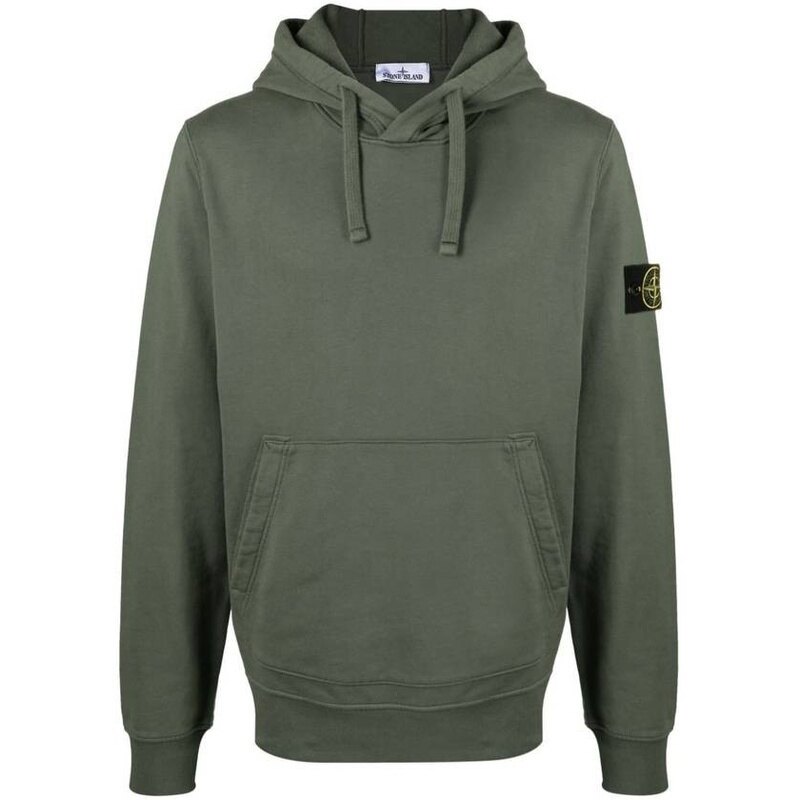 스톤아일랜드 64151 코튼 플리스 후드 Sweatshirt Regular 핏 801564151 V0059 - Stone Island