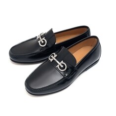 라프리마 [FERRAGAMO] 페라가모 간치니 오너먼트 로퍼 GALILEO NERO 758400 썸네일 1