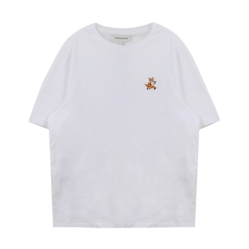 메종키츠네 스피디 폭스 패치 콤포트 티셔츠 MW00119-KJ0008-P100 - Maison Kitsune