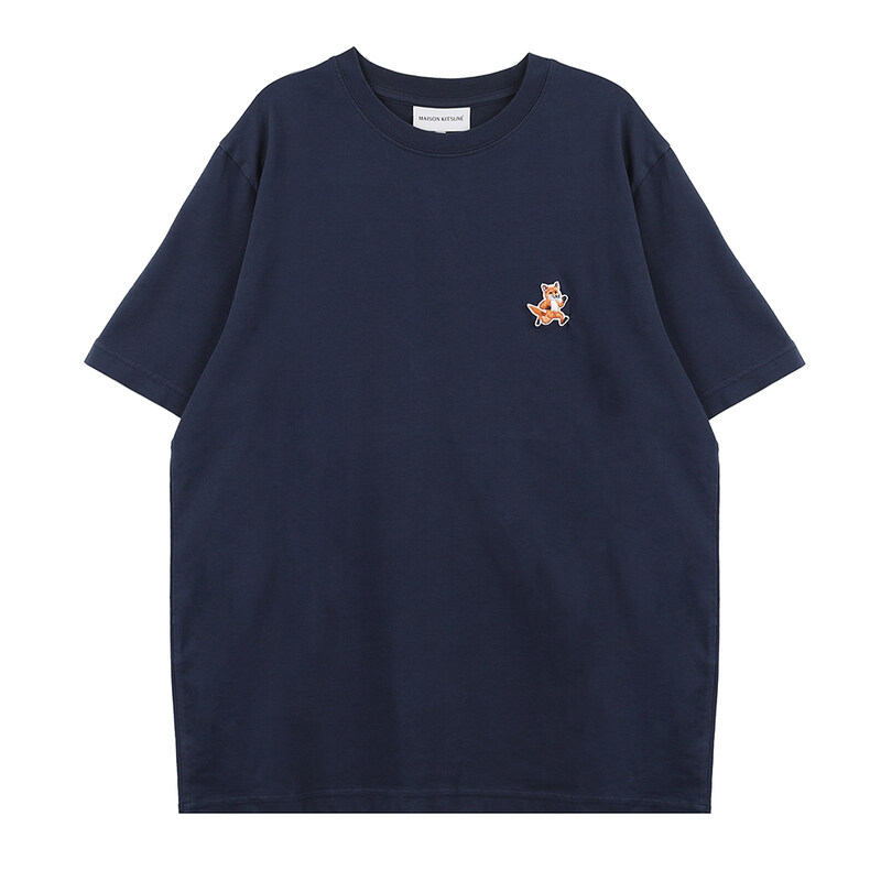메종키츠네 스피디 폭스 패치 콤포트 티셔츠 MM00125-KJ0008-P476 - Maison Kitsune