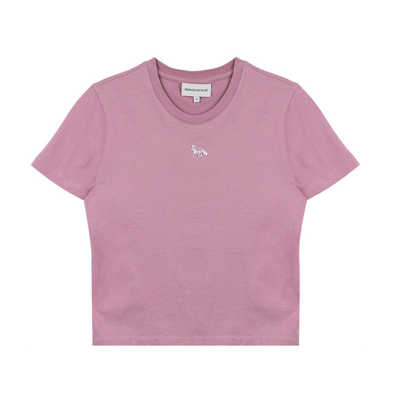 메종키츠네 베이비 폭스 패치 베이비 티셔츠 MW00105-KJ0008-P527 - Maison Kitsune