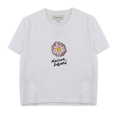 메종키츠네 플로팅 플라워 베이비 티셔츠 MW00123-KJ0008-P100 썸네일 1