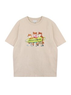 메종키츠네 서핑 폭스 남성 컴포트 반팔 티셔츠 MM00120-KJ0118-P205 썸네일 2