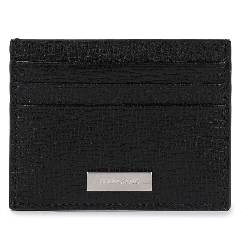 페라가모 블랙 크레딧 카드지갑 66-1201 NERO 766003 - Salvatore Ferragamo