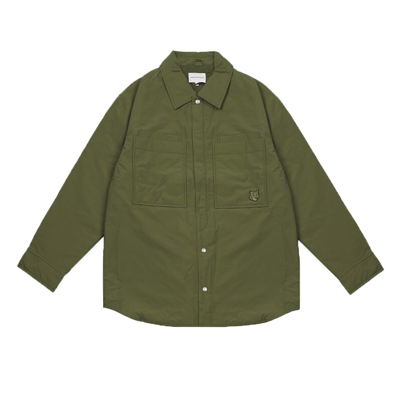 메종키츠네 패디드 오버셔츠 MM02113-WQ0069-P384 - Maison Kitsune