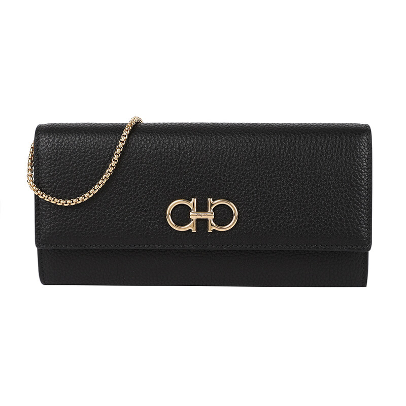 페라가모 체인 간치니 월렛 22-0636 NERO 770374 - Salvatore Ferragamo