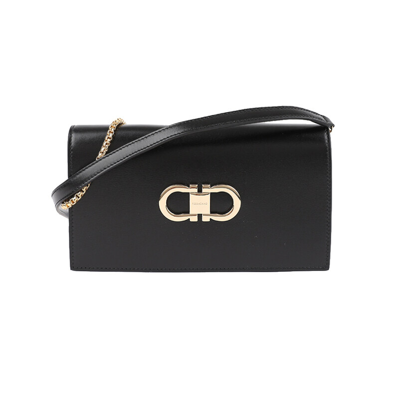 페라가모 더블 간치니 미니백 21-8357 NERO 771676 - Salvatore Ferragamo