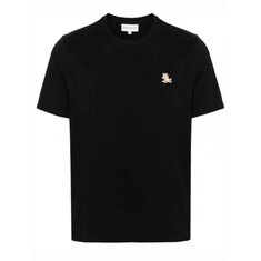 메종키츠네 CHILLAX 폭스 패치 레귤러 티셔츠 칠렉스 LM00110KJ0008 P199 썸네일 1