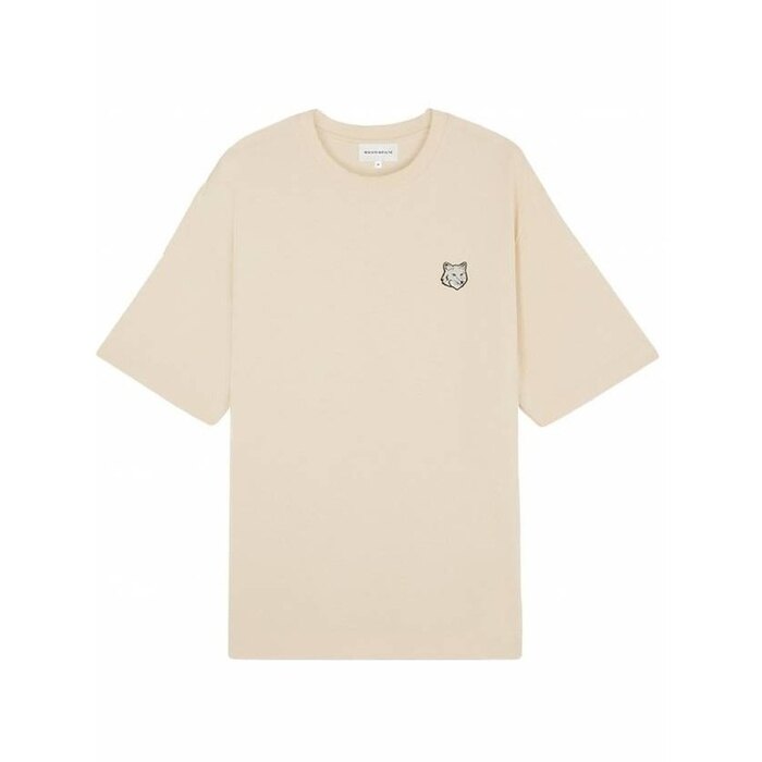메종키츠네 볼드 폭스 헤드 패치 오버사이즈 티셔 LM00107KJ0119 P205 - Maison Kitsune