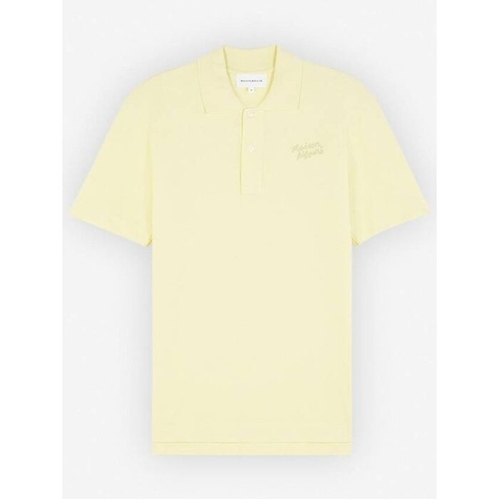 메종키츠네 HANDWRITING 컴포트 폴로 핸드라이팅 티셔 MM00201KJ7010 P712 - Maison Kitsune