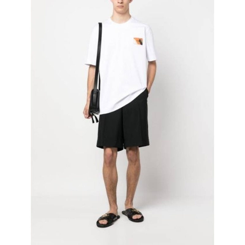 펜디 로고 라벨 패치 반팔티 FY0936 AN1U F0QA0 - Fendi