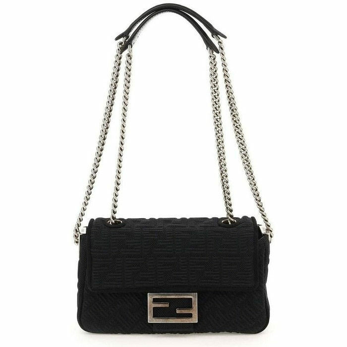 펜디 바게트 체인 미디 패브릭 백 8BR793 AHW5 F1F2E - Fendi