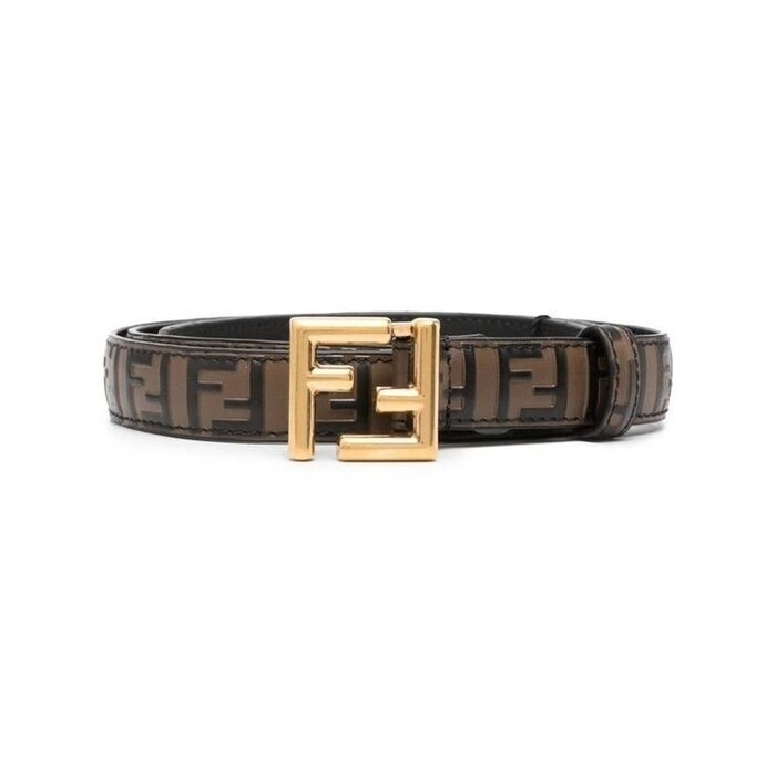 펜디 Squared FF 레더 벨트 스퀘어 8C0648 AQ1J F1N1Y - Fendi