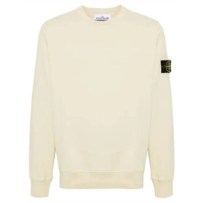 스톤아일랜드 63051 코튼 플리스 크루넥 Sweatshirt Regular 801563051 V0091 - Stone Island