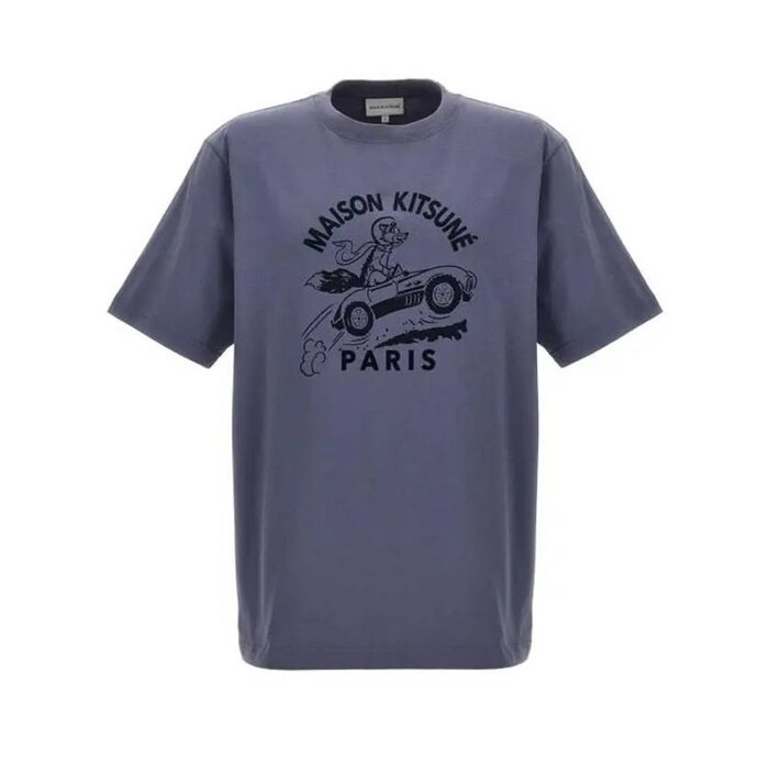 메종키츠네 레이싱 폭스 컴포트 티셔츠 MM00109KJ0118 P526 - Maison Kitsune