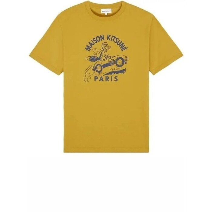 메종키츠네 레이싱 폭스 컴포트 티셔츠 MM00109KJ0118 P891 - Maison Kitsune