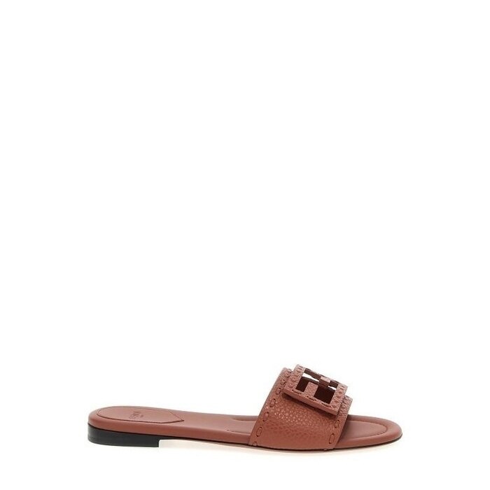펜디 바게트 레더 슬라이드 8R8136 AQY2 F1STQ - Fendi