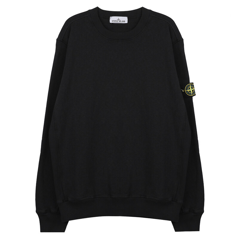 스톤아일랜드 와펜 패치 코튼 스웨트 셔츠 K1S156100020-S0060-V0029 - Stone Island