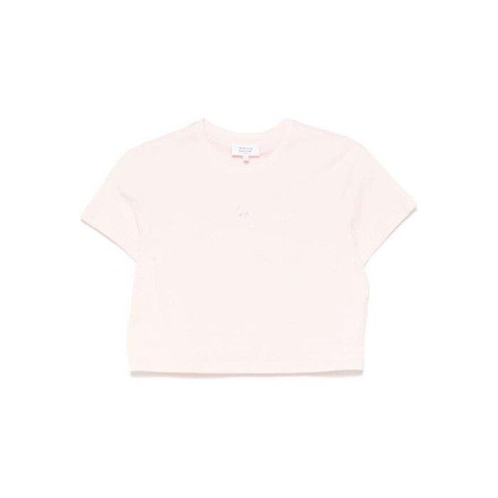 메종키츠네 베이비 폭스 패치 티셔츠 MW00105KJ0008 0140 - Maison Kitsune