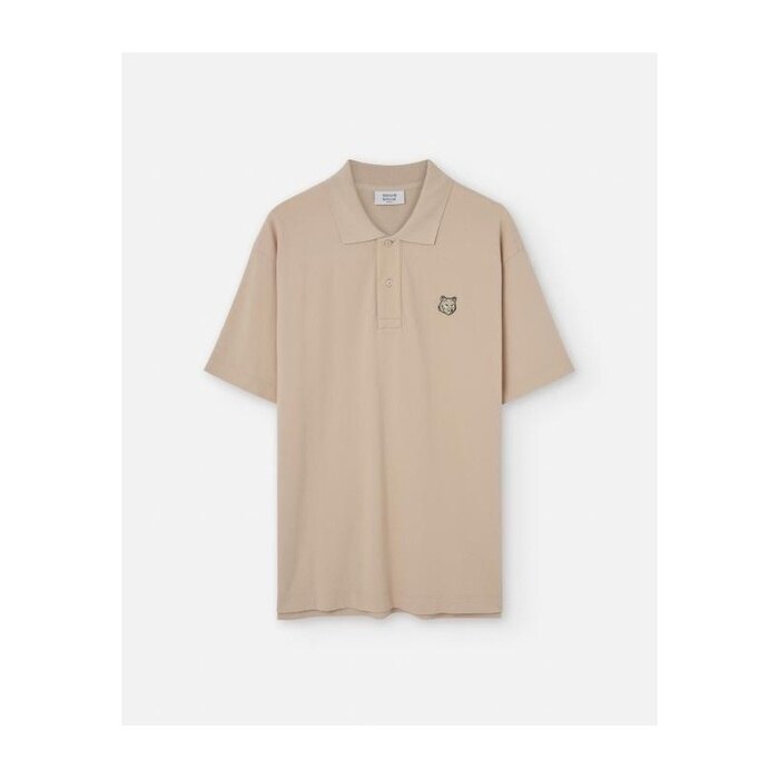 메종키츠네 볼드 폭스 헤드 패치 컴포트 폴로 티셔 MM00210KJ7010 P213 - Maison Kitsune