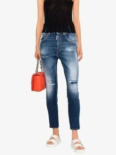 디스퀘어드2 디스 디테일 하이웨스트 크롭 트위기 S75LB0746 S30685 470 썸네일 1