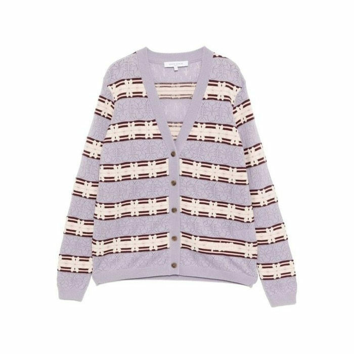 메종키츠네 FAIRISLES 가디건 페어 아일 NW00508KM0328 B103 - Maison Kitsune