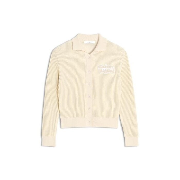 MAISON KITSUNE HANDWRITING 컴포트 가디건 메종키츠네 핸 OW00506KT1126 0134 - Maison Kitsune