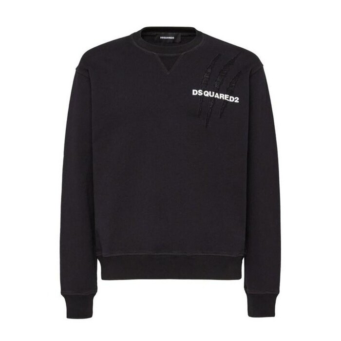 디스퀘어드2 스크래치 프린트 쿨 핏 크루넥 스? S74GU0804 S25551 900 - Dsquared2