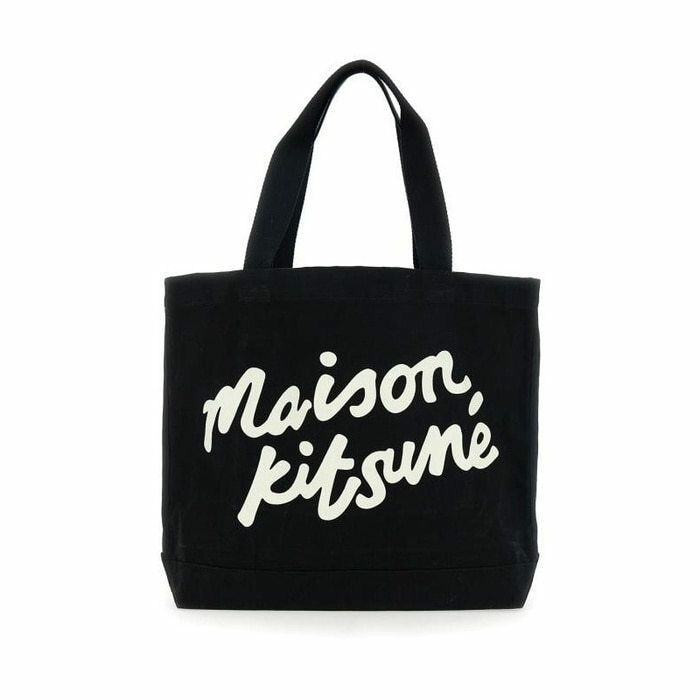 메종키츠네 MAISON KITSUNE HANDWRITING 토트 핸드라이팅 OW05124WW9042 P199 - Maison Kitsune
