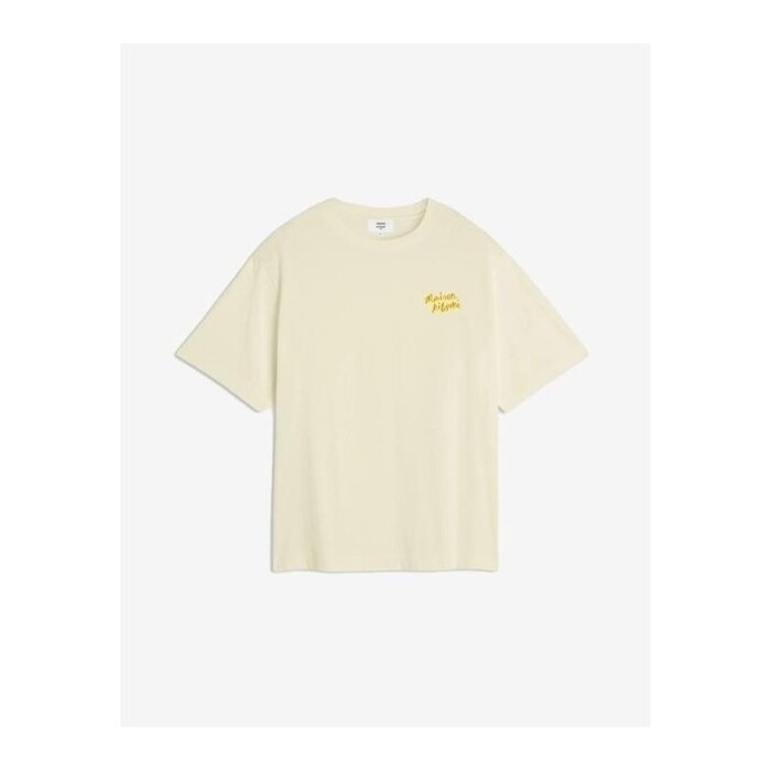 메종키츠네 MAISON KITSUNE HANDWRITING 자수 오버사이즈 OM00123KJ0119 P714 - Maison Kitsune