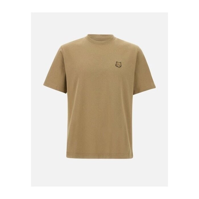 메종키츠네 볼드 폭스 헤드 패치 컴포트 티셔츠 셔 MM00127KJ0118 0117 - Maison Kitsune