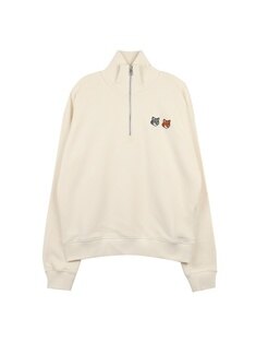 메종키츠네 더블 볼드 폭스 헤드 하프 지퍼 컴포트 스웨트셔츠 OW211CF-KM0321-P702 썸네일 2