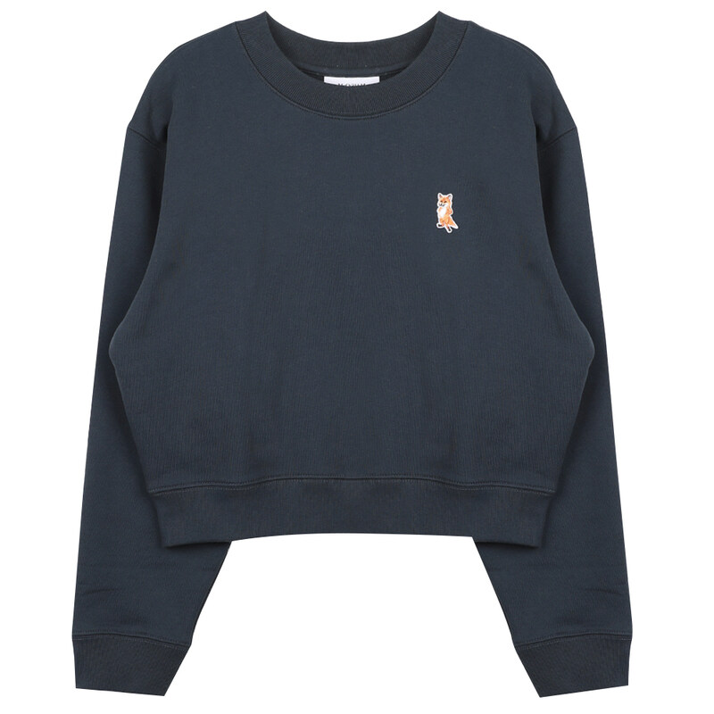 메종키츠네 폭스 크롭 스웨트셔츠 맨투맨 클래식 PW00318-KM0341-0413 - Maison Kitsune