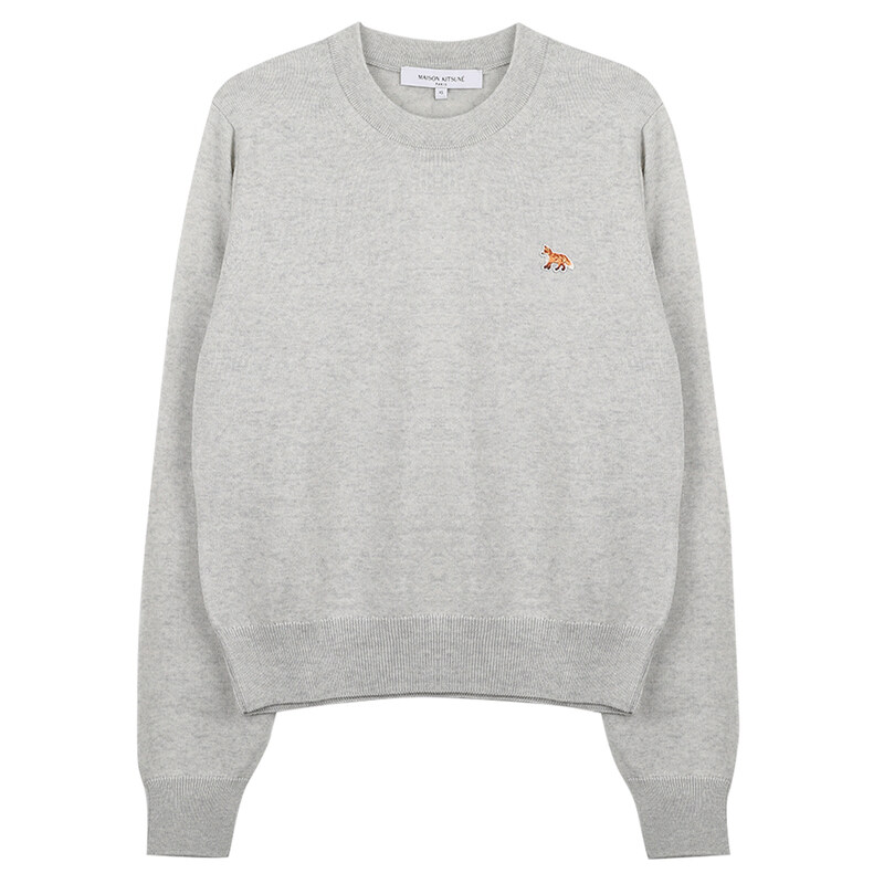 메종키츠네 베이비 폭스 메리노 레귤러 니트 PW00801-KT1181-H120 - Maison Kitsune