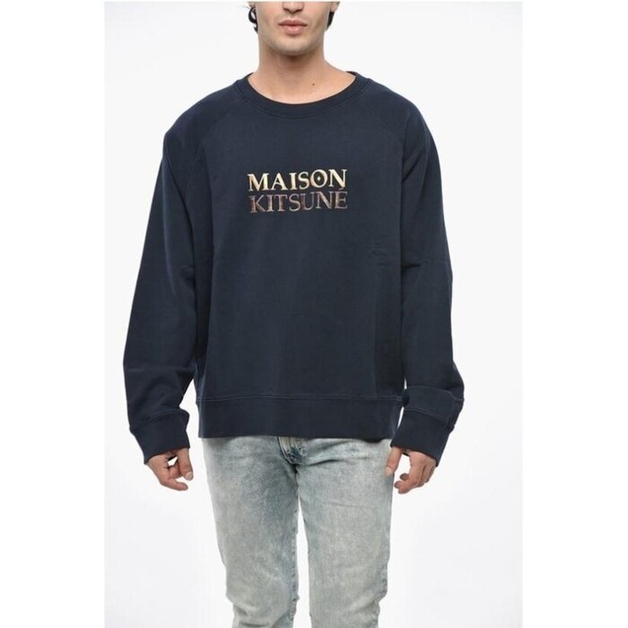 그라디언트 MAISON KITSUNE 오버사이즈 스웨트셔츠 그 NM00311KM0001 P480 - Maison Kitsune