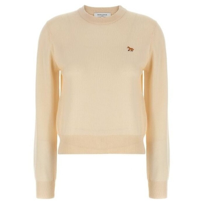 메종키츠네 베이비 폭스 메리노 레귤러 점퍼 스웨 PW00801KT1181 0306 - Maison Kitsune