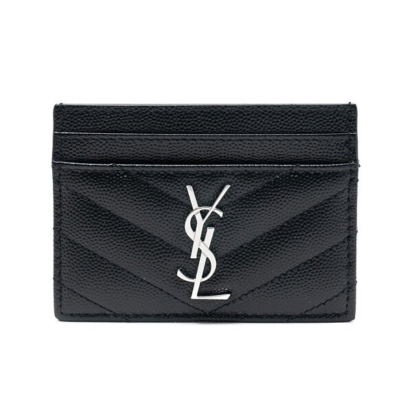 [SAINT LAURENT] 생로랑 모노그램 그레인 카드지갑 423291-BOW02-1000 - Saint Laurent