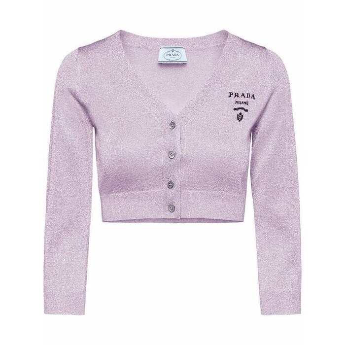 프라다 크롭 루렉스 가디건 P25I67 1Z50 F0014 - Prada