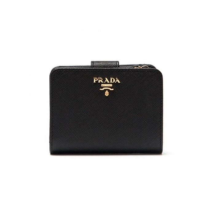 프라다 사피아노 메탈 로고 반지갑 1ML018 QWA F0002 - Prada