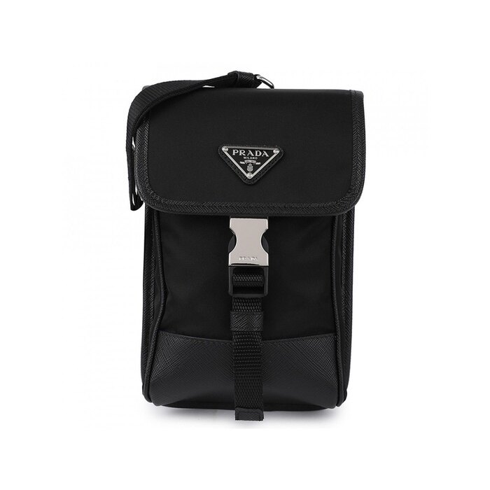 프라다 리나일론 사피아노 가죽 휴대폰 케이스 2ZH109 2DMH F0002 - Prada