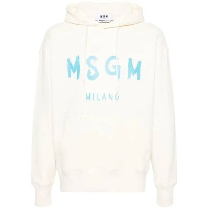 엠에스지엠 브러쉬드 로고 후드 티셔츠 3640MM515 247000 02 - MSGM